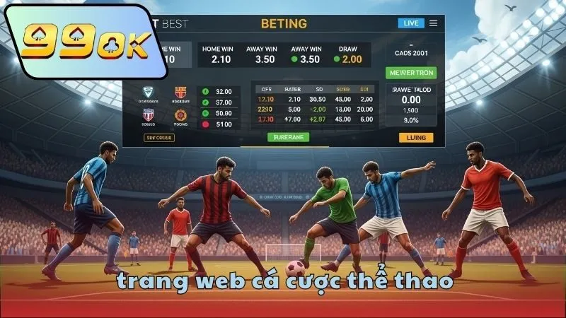 Ưu điểm khi cá cược thể thao 99OK