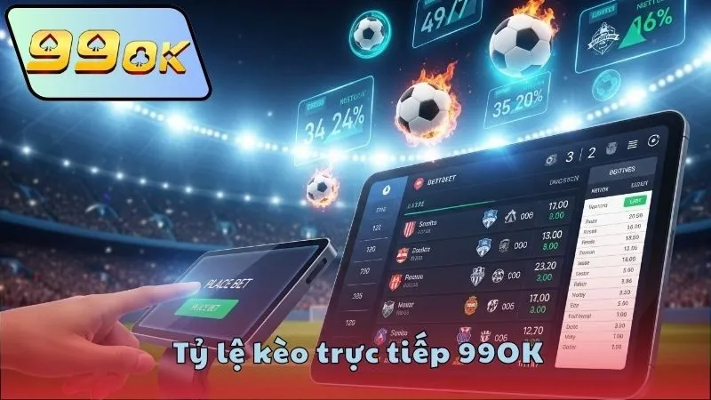 Tỷ lệ kèo trực tiếp 99OK là gì?